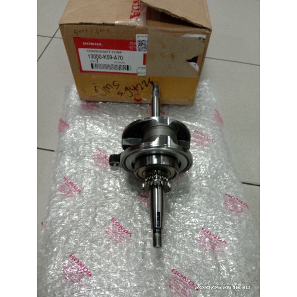 CRANKSHAFT/KRUCKAS/STANGSEHER/BANDULSTANG,ASSY,VARIO150,KODE,K59,ASLI/ORI/HGP