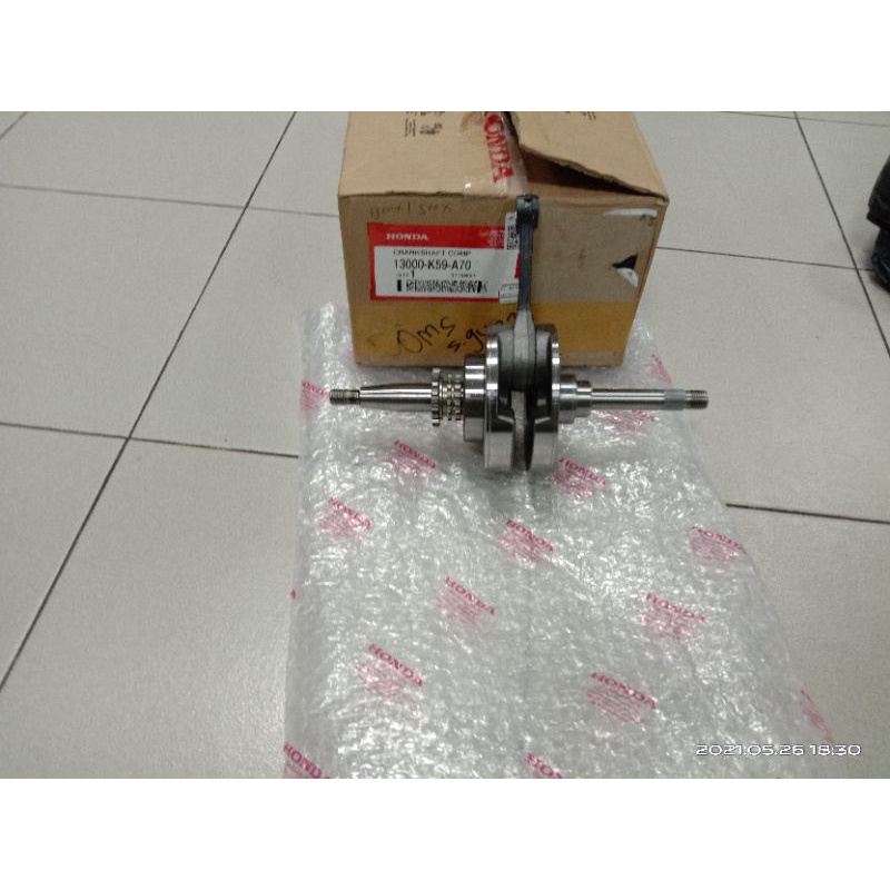 CRANKSHAFT/KRUCKAS/STANGSEHER/BANDULSTANG,ASSY,VARIO150,KODE,K59,ASLI/ORI/HGP - Image 4