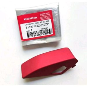 Cover lid smart emergency PCX 160 warna merah doff asli/ori