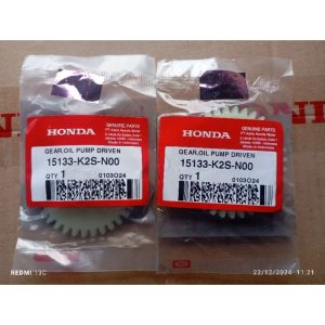 Gir / gigi / gear pompa oli pcx / adv / vario / stylo 160 cc kode K2S asli / ori