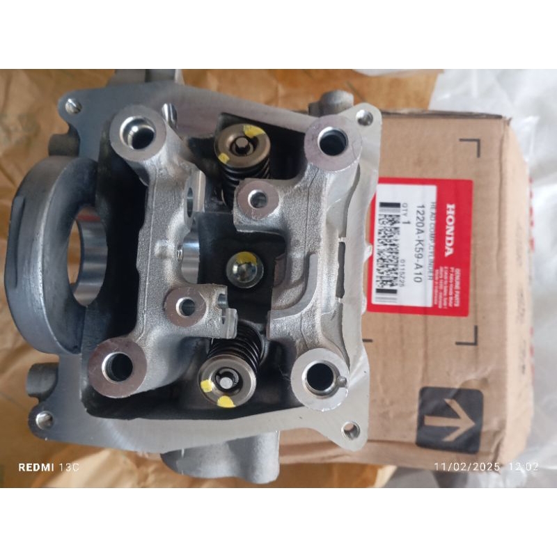 Head cylinder comp / Block Head assy / kepala silinder Vario / Pcx / Adv 150 asli / ori - Image 9