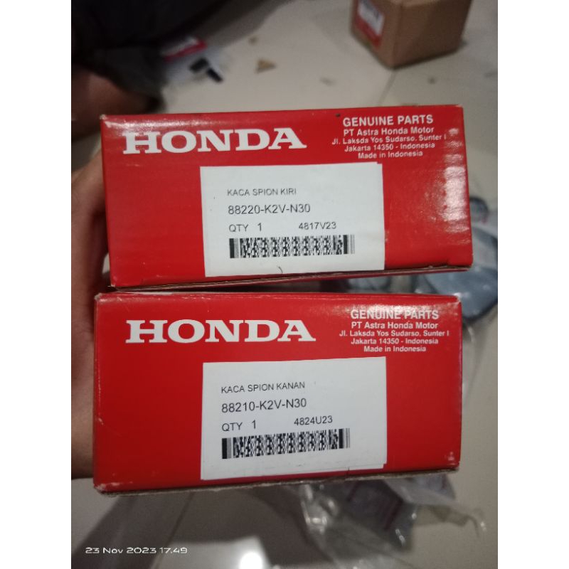 Miror/ sepion / spion kanan kiri L+R Vario 125 new asli/ori - Image 5
