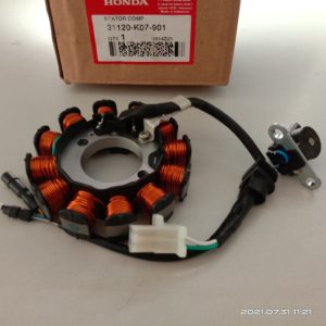 Spull/ stator comp new Blade 110  kabel pulser 1 kode K07 asli/ori